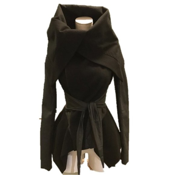 Rick Owens Wool Leather Jacket